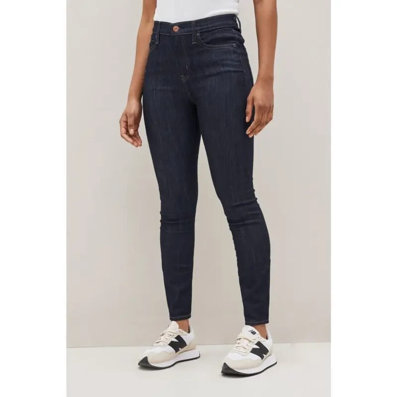 Classic Black High Waist Skinny Jeans for Women