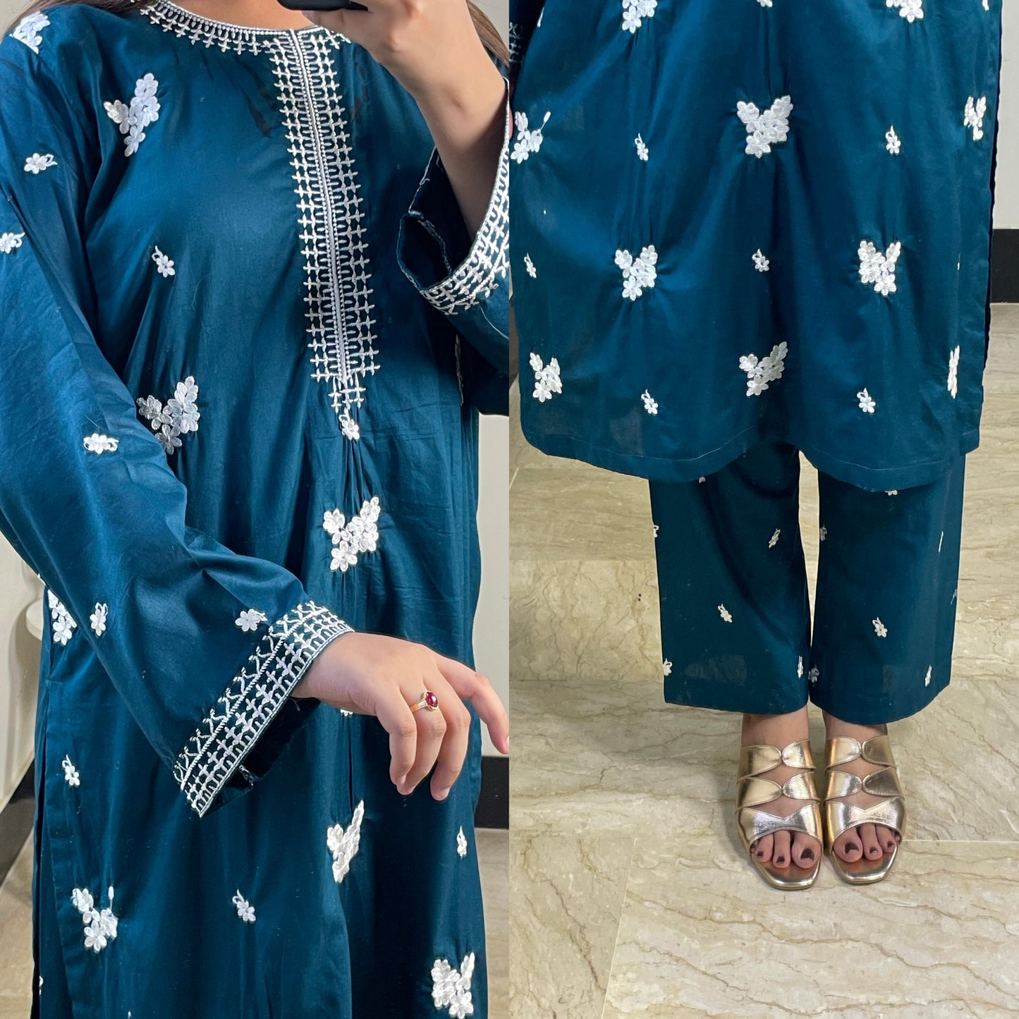 Elegant 2-Piece Kurti Set for Women - Stylish & Comfortable