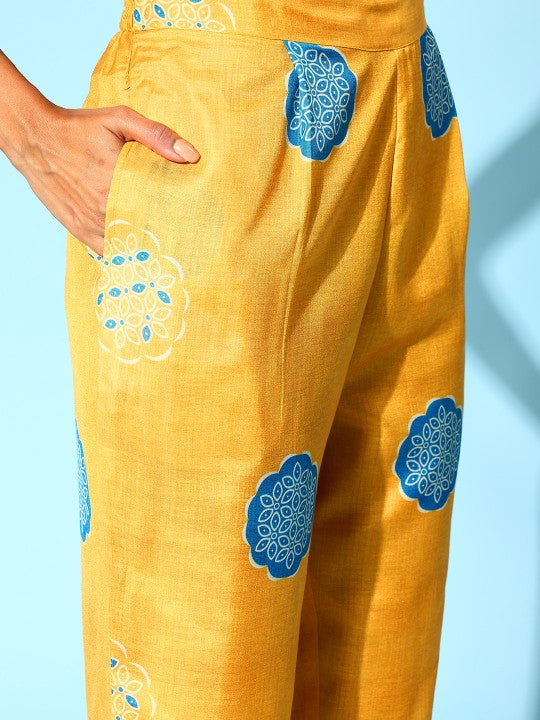 Indo Era Women Geometric Printed Co-Ords Set Wariza