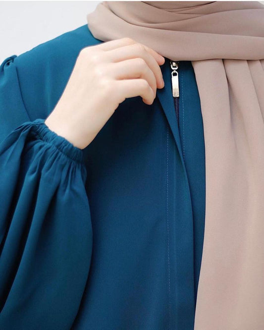 Front half Zipper Style BLISSFULNESS ABAYA