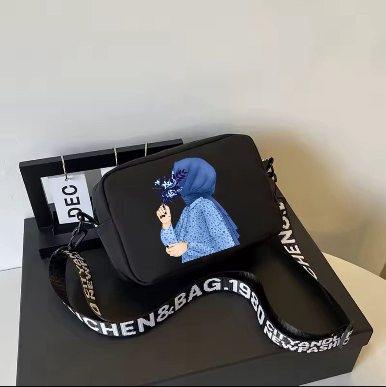 Hijab Style Crossbody Bag – Premium Quality Shoulder Purse with Long Strap