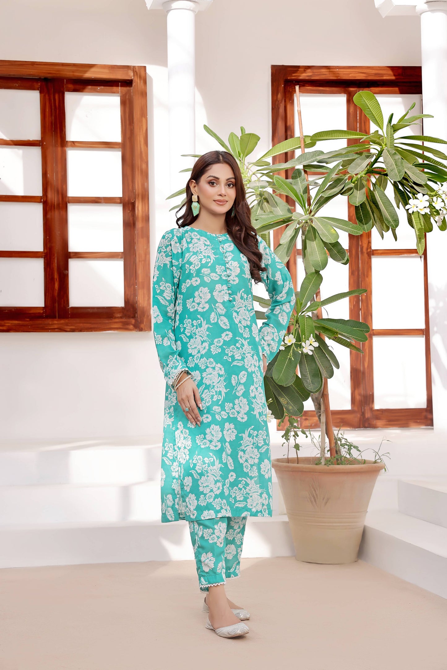 SAPHIRE | Stitched 2 pcs | Lawn the-stylefits
