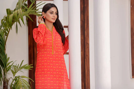 CRIMSON | Stitched 2 pcs | Lawn