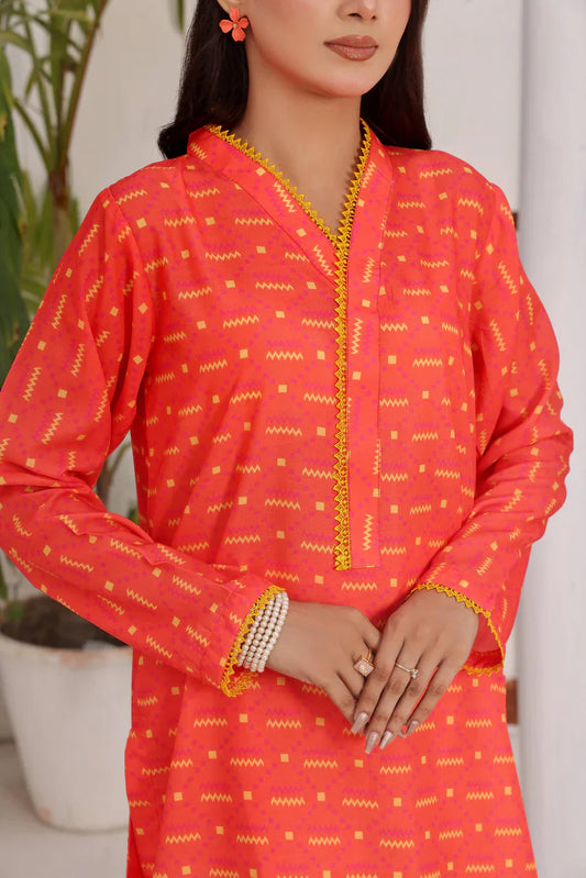 CRIMSON | Stitched 2 pcs | Lawn