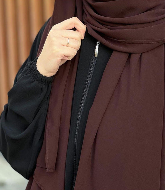 Scarf- DARK BROWN the-stylefits