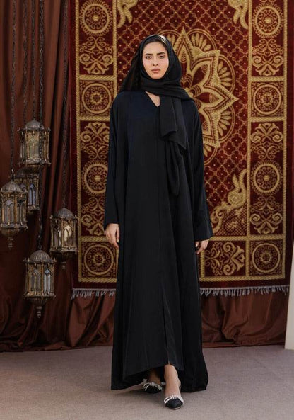 Black Abaya with Flowing Silhouette – Timeless Modest Fashion - SixtyOneShop