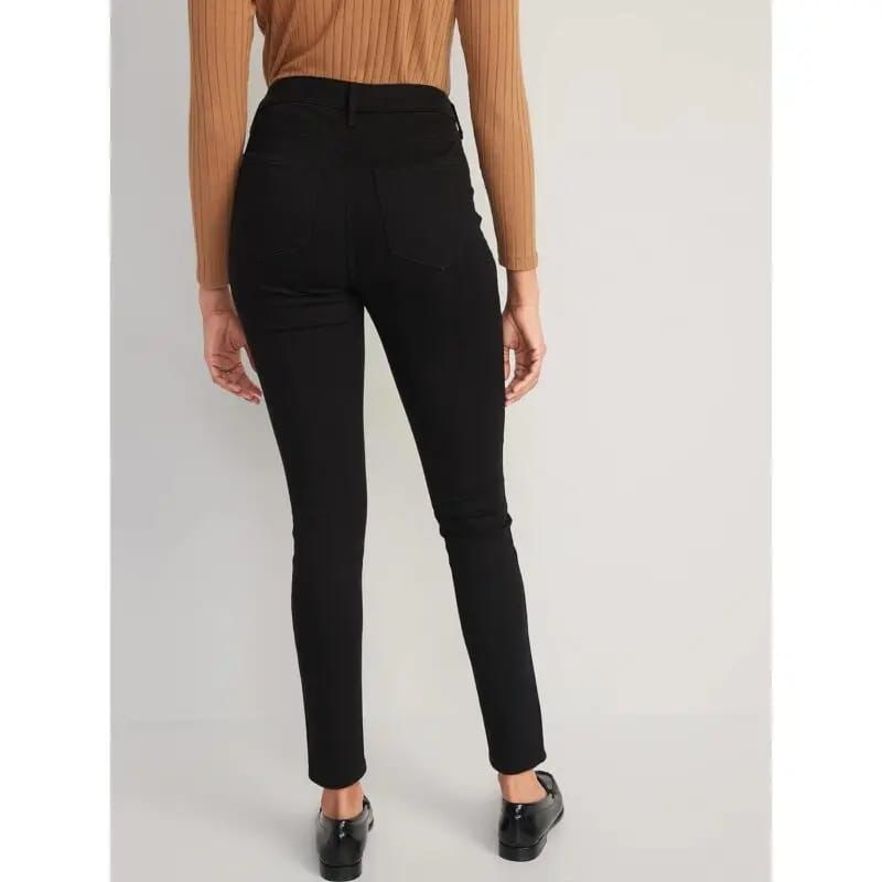 High-Waisted Black Skinny Jeans | Back-Pocket Sculpting Fit for Women SixtyOneShop