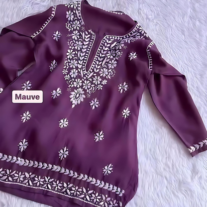 All Season Chickenkari Kurti