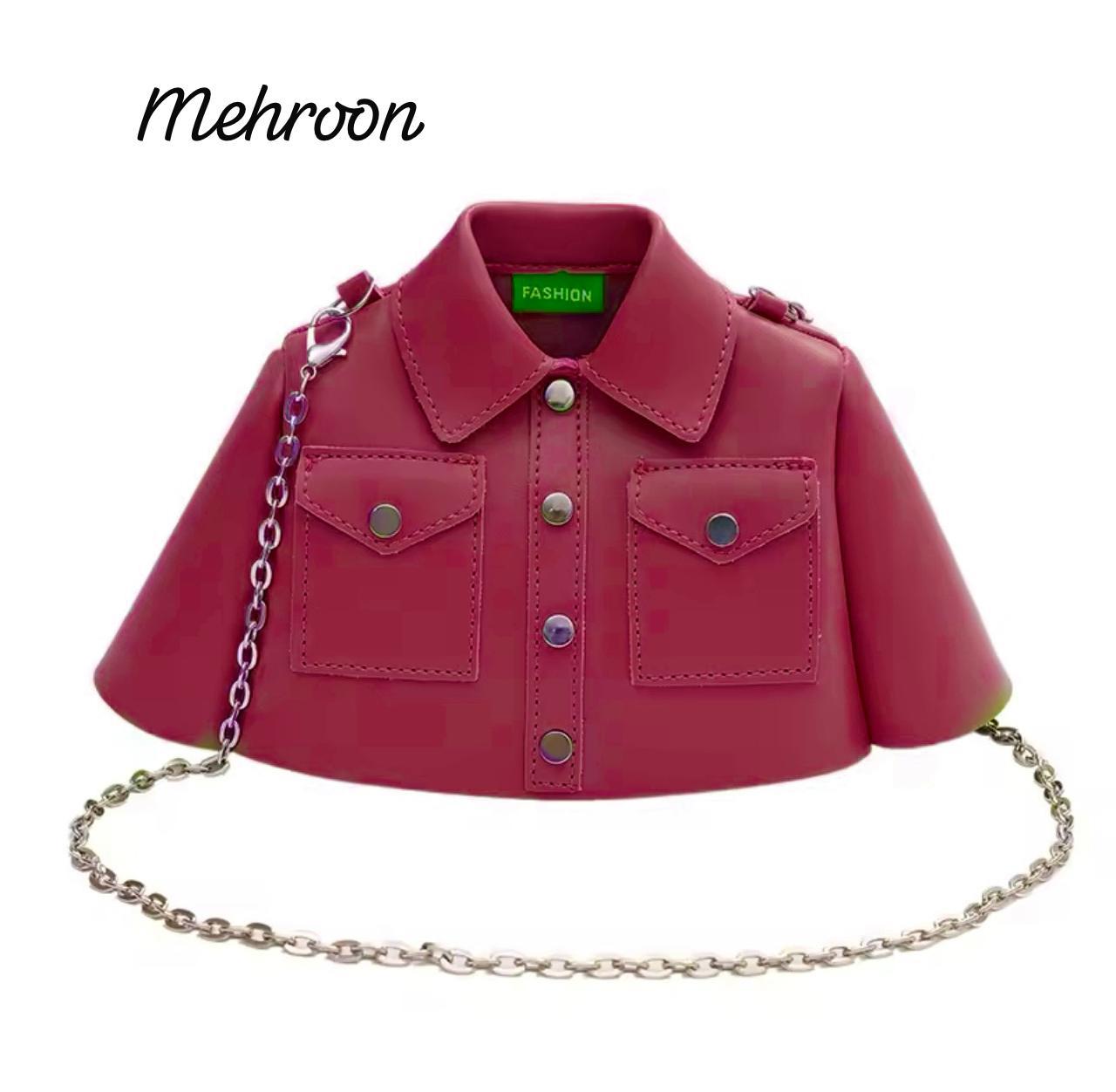 New Arrival Frock Style Shoulder Bag – Trendy Women’s Crossbody with Long Chain