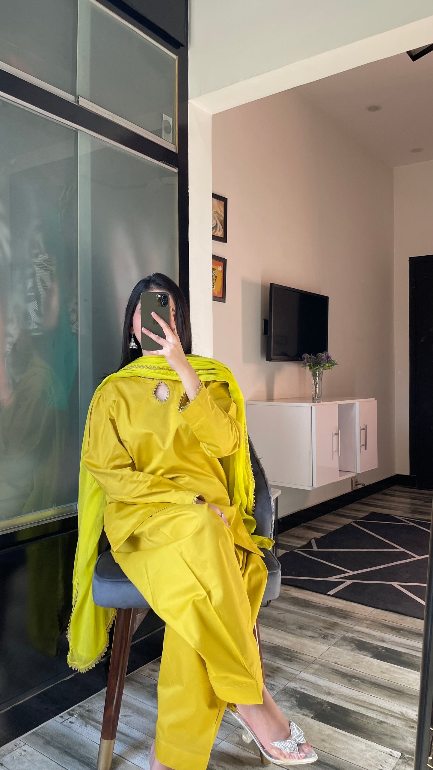 Farshi Set - Mustard the-stylefits