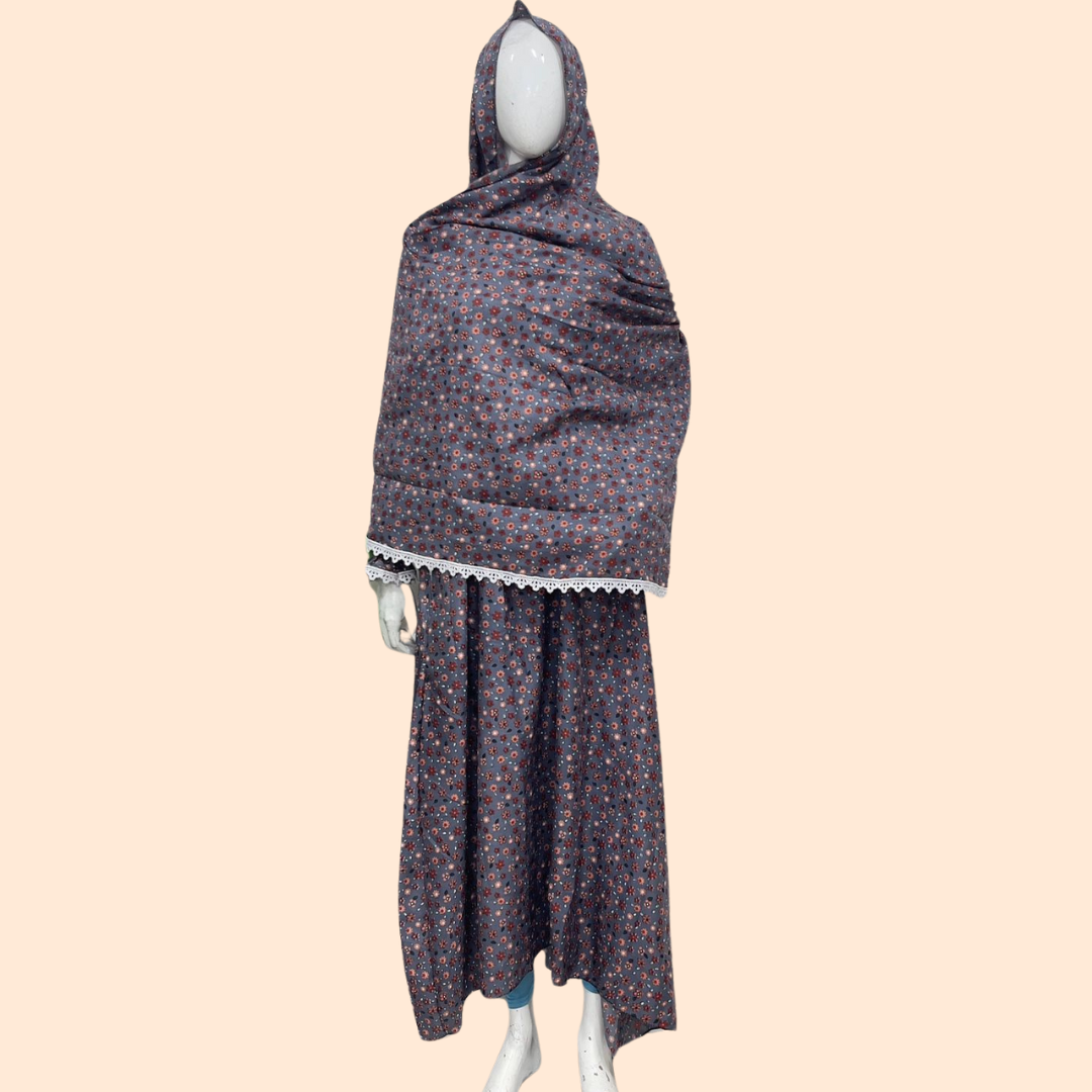 طقم صلاة (عباية + حجاب متصل)