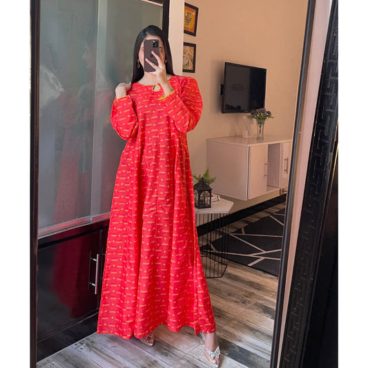 Flora - Long A-line Dress the-stylefits
