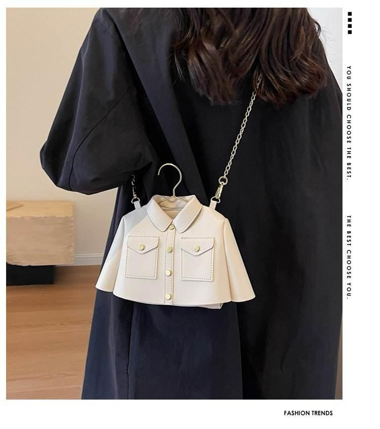 New Arrival Frock Style Shoulder Bag – Trendy Women’s Crossbody with Long Chain
