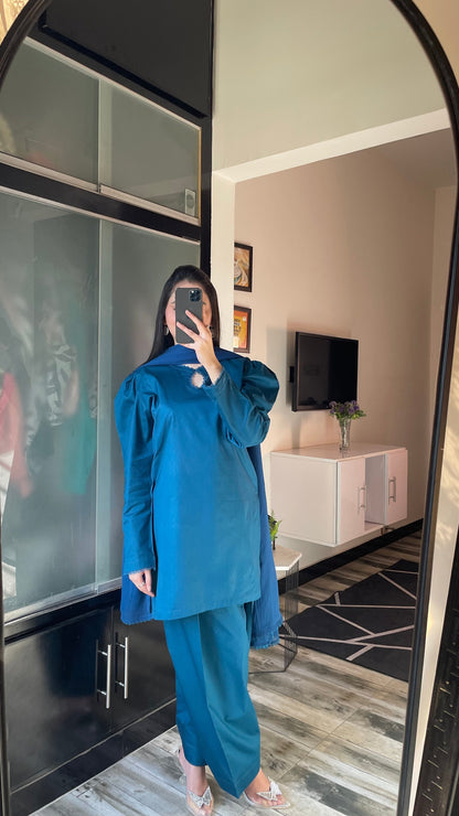 Farshi Set - Blue the-stylefits
