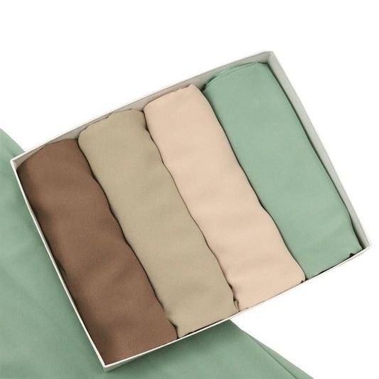 Georgette Hijabs - Pack of 4 (Click to pick colors) BYOB