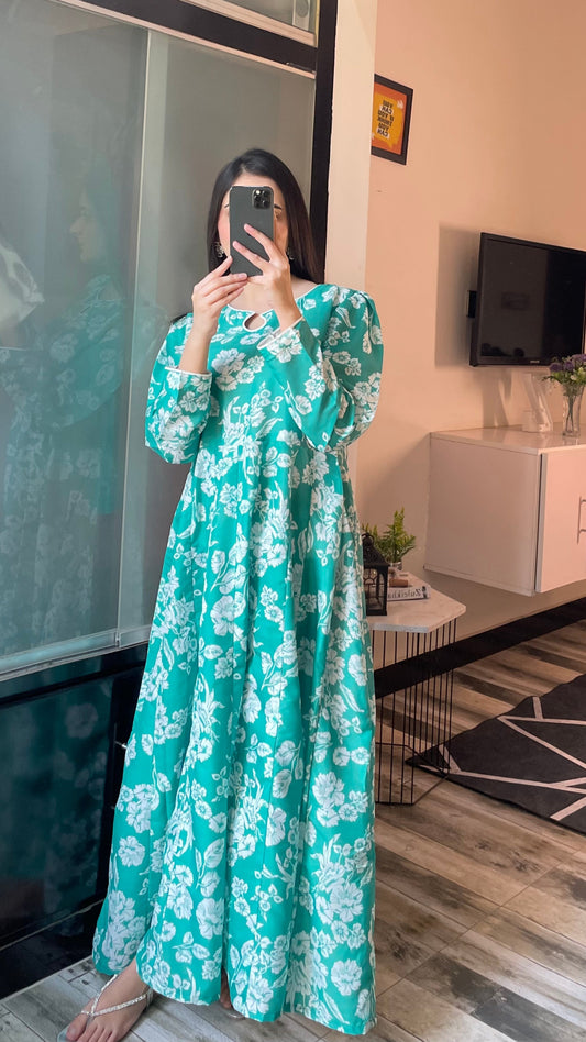 Saphire - Long A-line Dress the-stylefits
