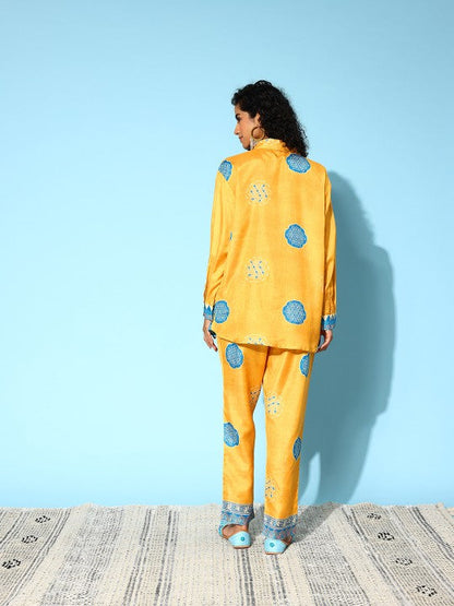 Indo Era Women Geometric Printed Co-Ords Set Wariza