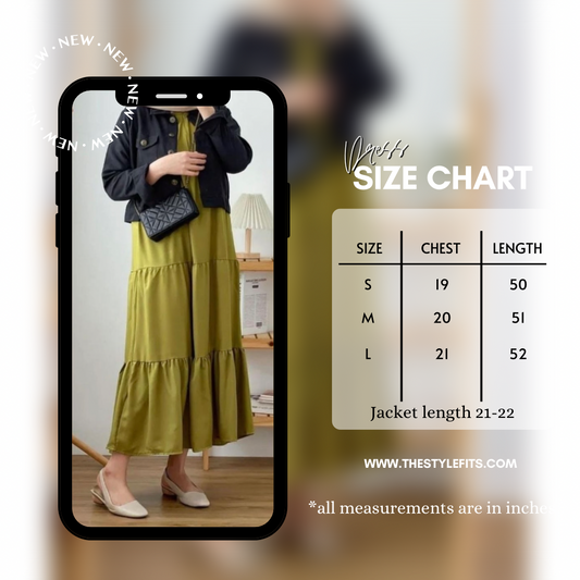 Frock+Jacket Duo- black/mustard the-stylefits