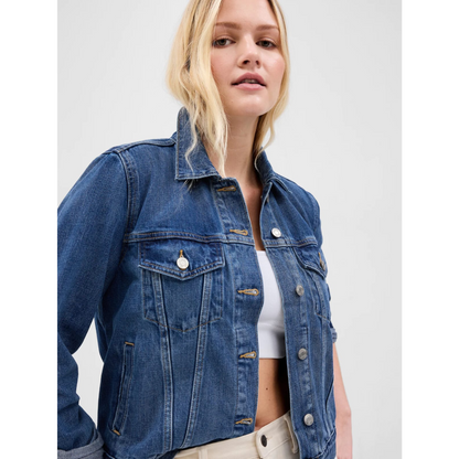 Relaxed Fit Denim Panel Jacket the-stylefits