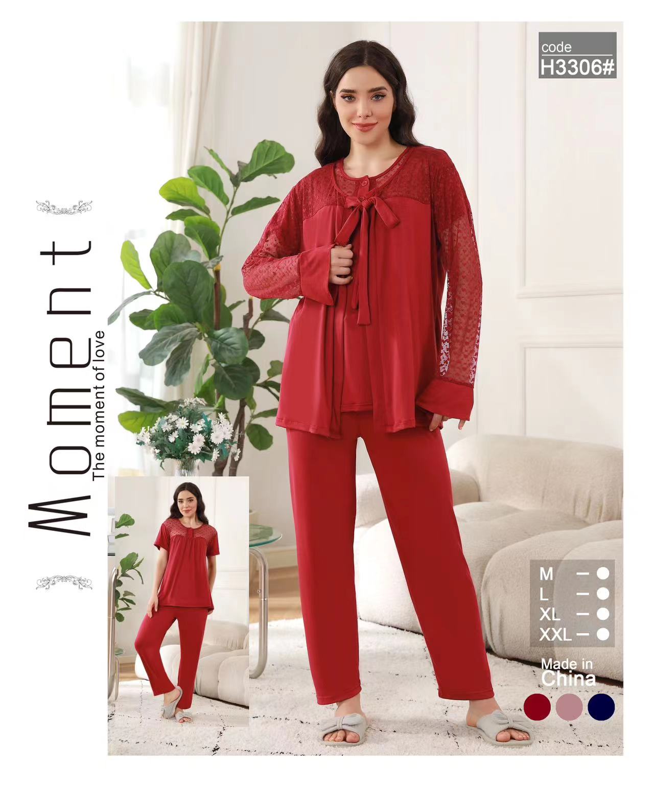 Women’s Cotton Night Suit Set – Printed T-Shirt & Pajama with Pocket | Soft Loungewear & Sleepwear SixtyOneShop