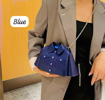 New Arrival Frock Style Shoulder Bag – Trendy Women’s Crossbody with Long Chain