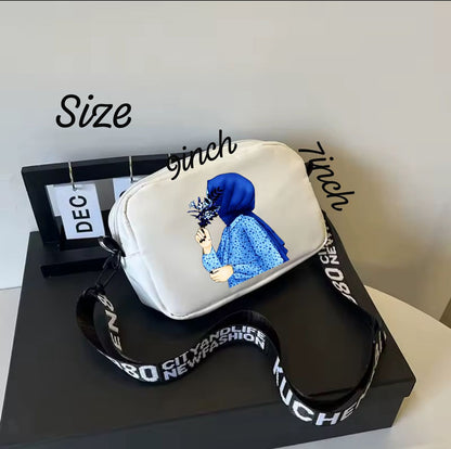 Hijab Style Crossbody Bag – Premium Quality Shoulder Purse with Long Strap