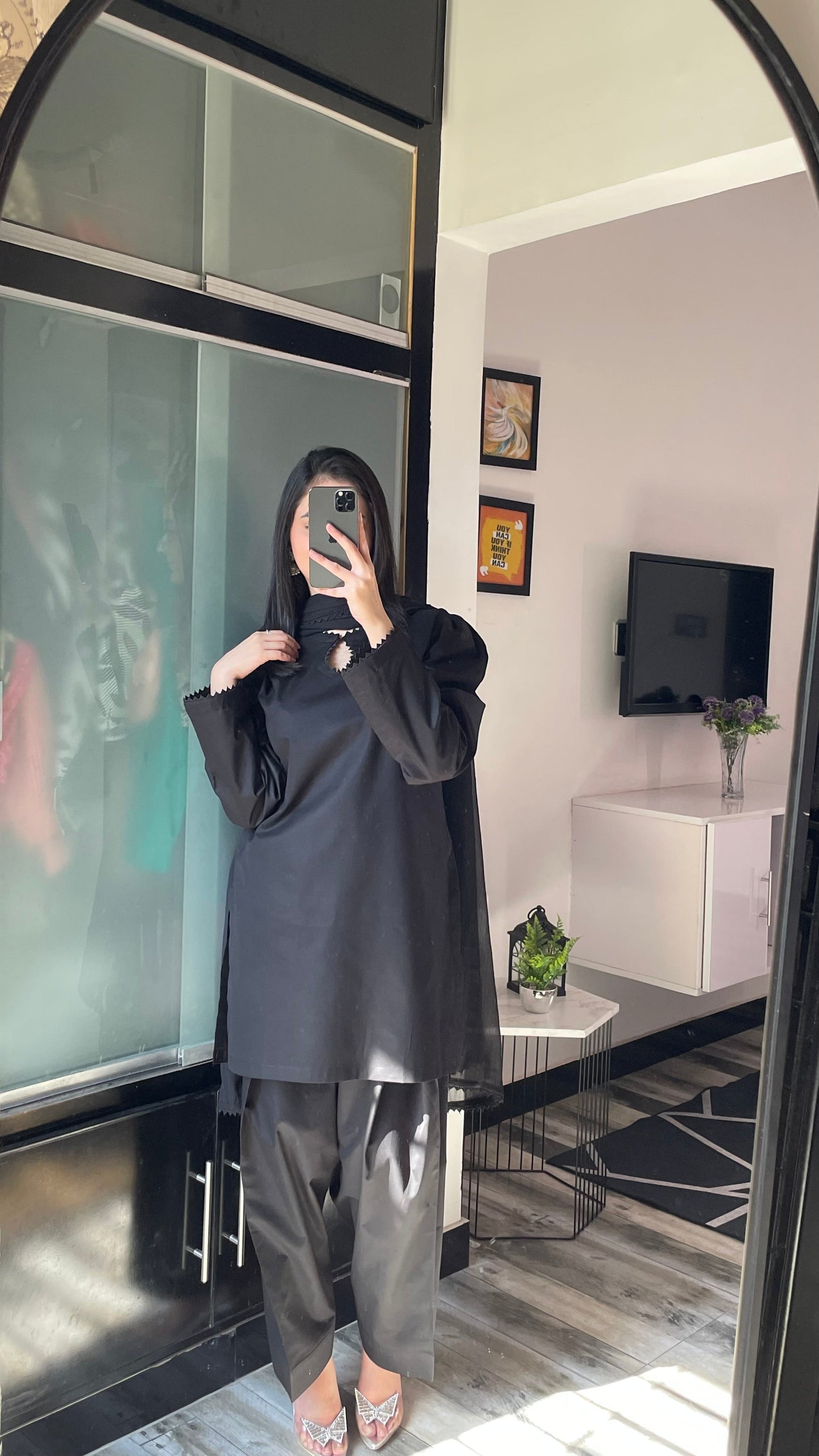 Farshi Set - Black the-stylefits