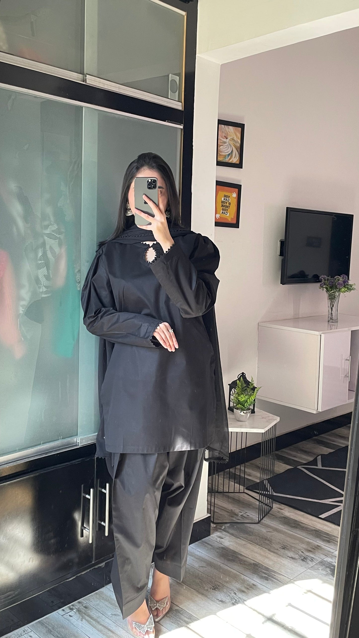 Farshi Set - Black the-stylefits