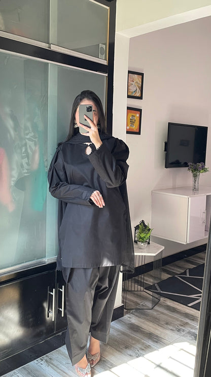 Farshi Set - Black the-stylefits