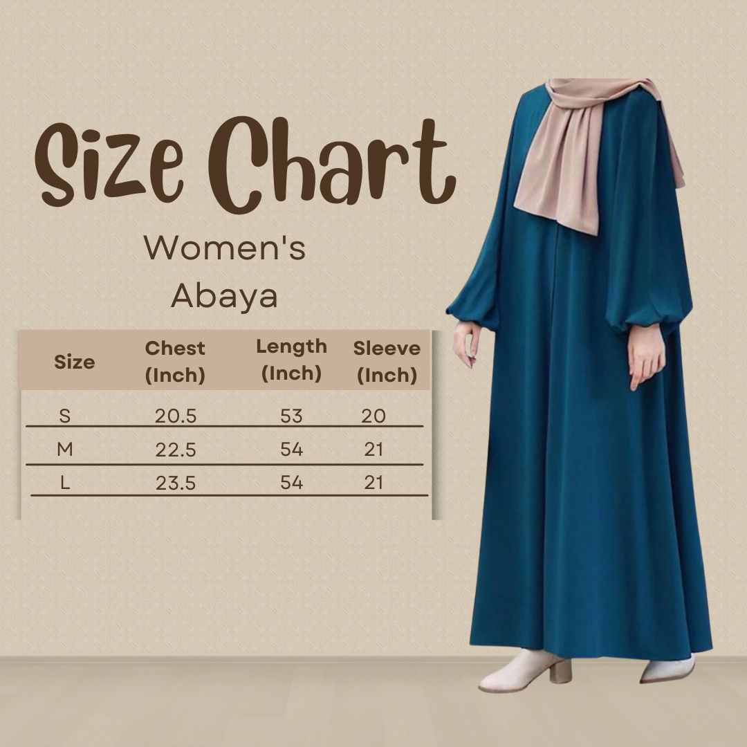 Sapphire - Front Pleated Abaya the-stylefits