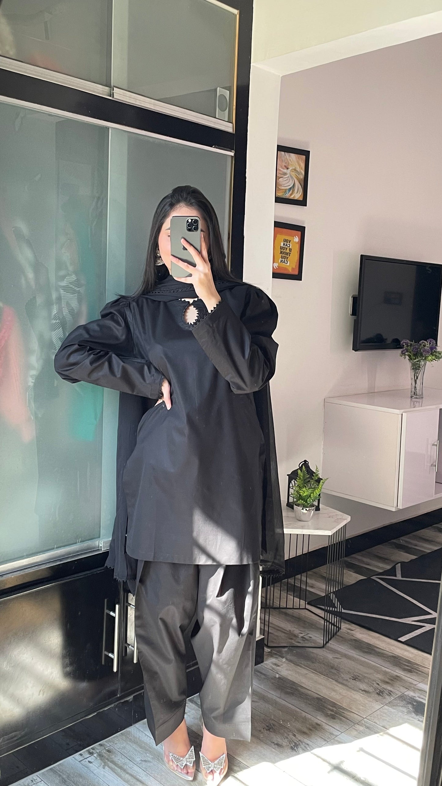 Farshi Set - Black the-stylefits