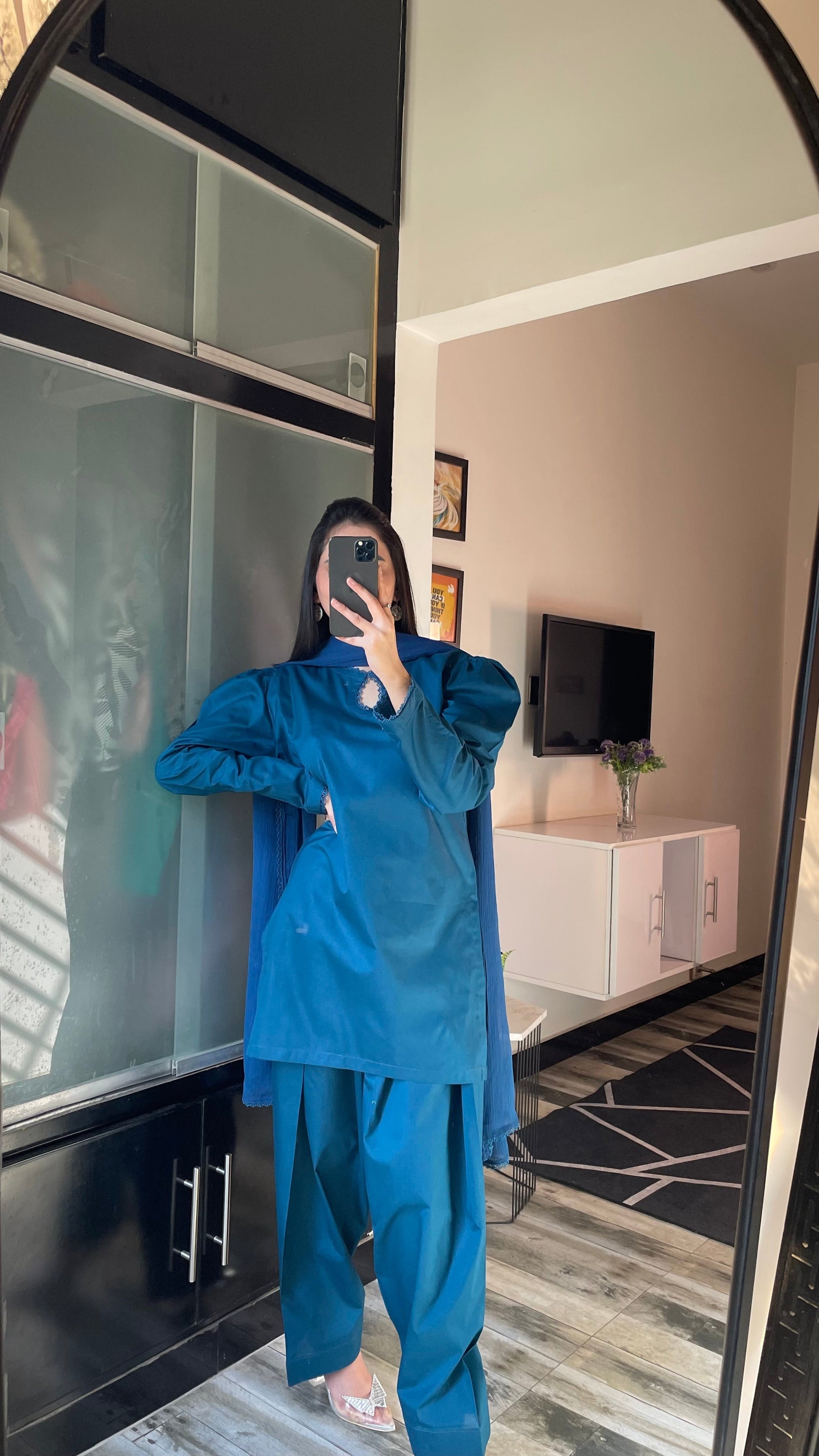 Farshi Set - Blue the-stylefits