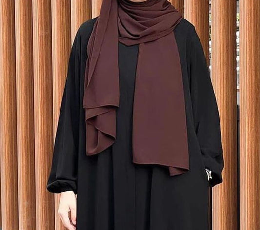 Scarf- DARK BROWN the-stylefits