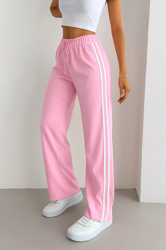 Double Striped Straight Leg Pants
