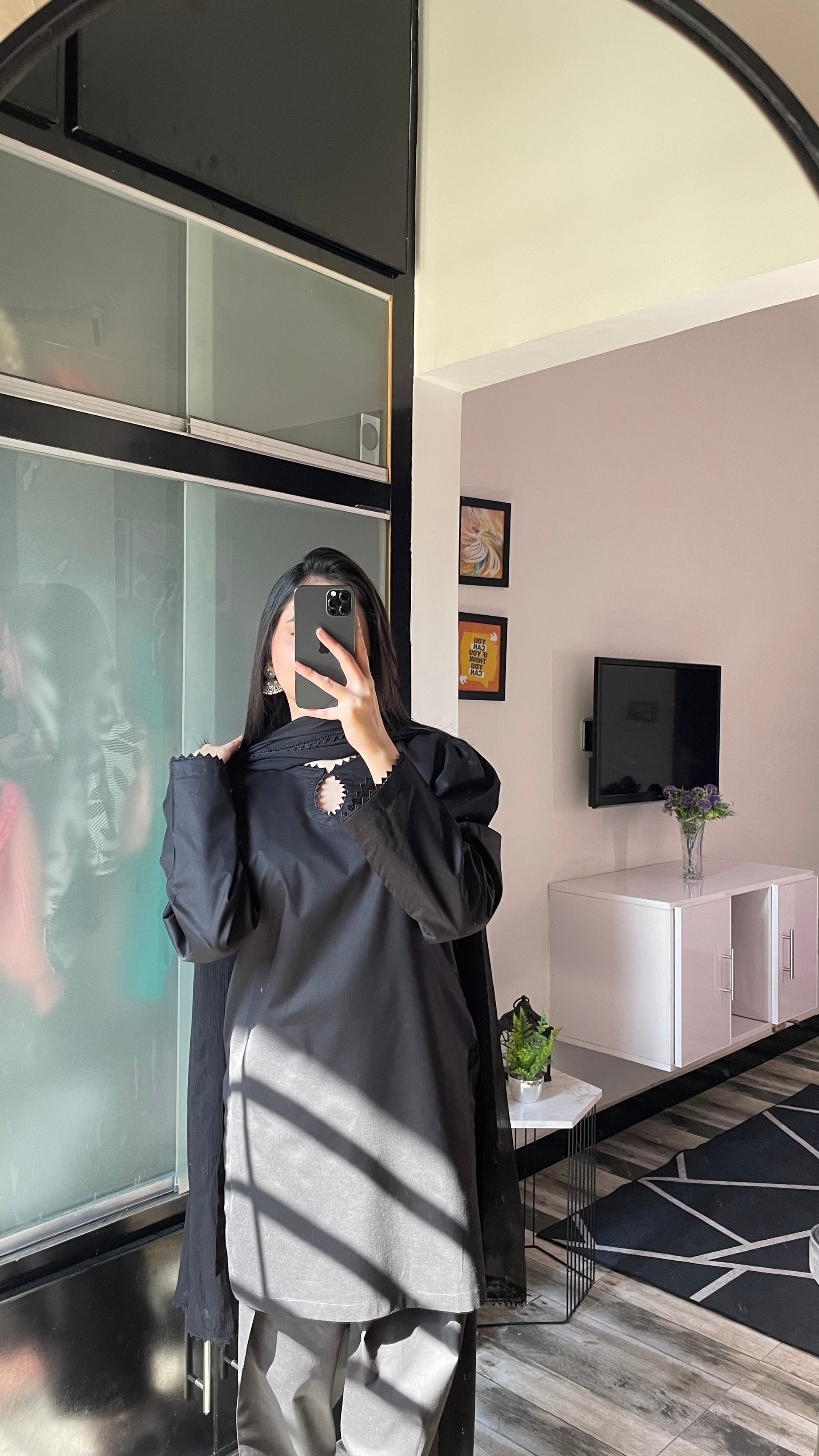 Farshi Set - Black the-stylefits