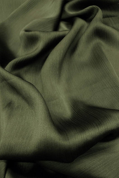 Premium Crinkle Silk Hijab - Green Sapphire the-stylefits