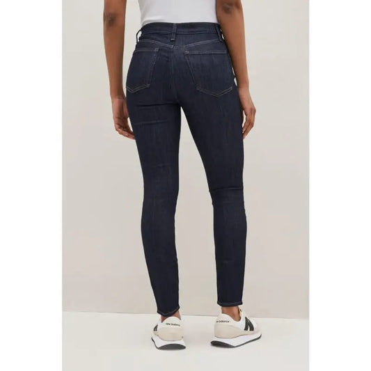 Classic Black High Waist Skinny Jeans for Women