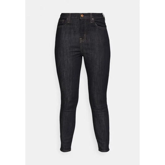 Classic Black High Waist Skinny Jeans for Women