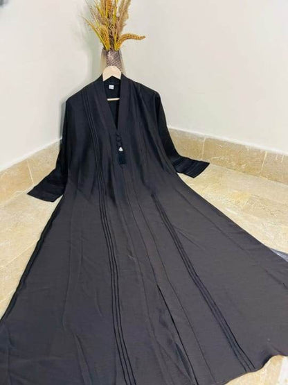 Black abaya , Green, Blue & Brown Abaya – Stylish 3 Button Pantex Abaya - SixtyOneShop