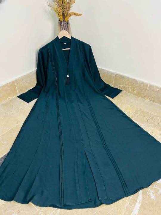 Black abaya , Green, Blue & Brown Abaya – Stylish 3 Button Pantex Abaya - SixtyOneShop