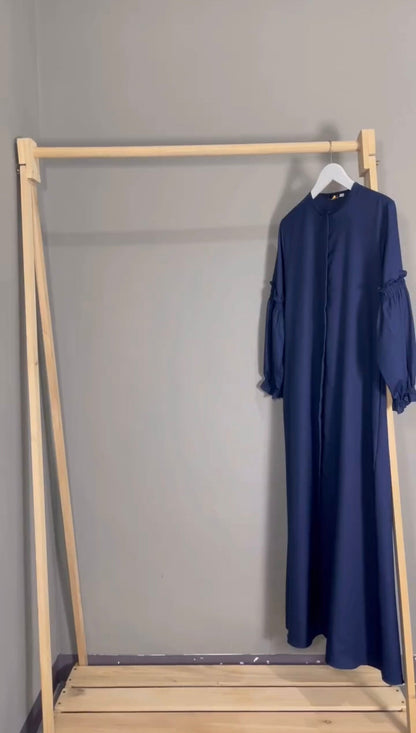 Emira - Puffed Sleeve Abaya the-stylefits