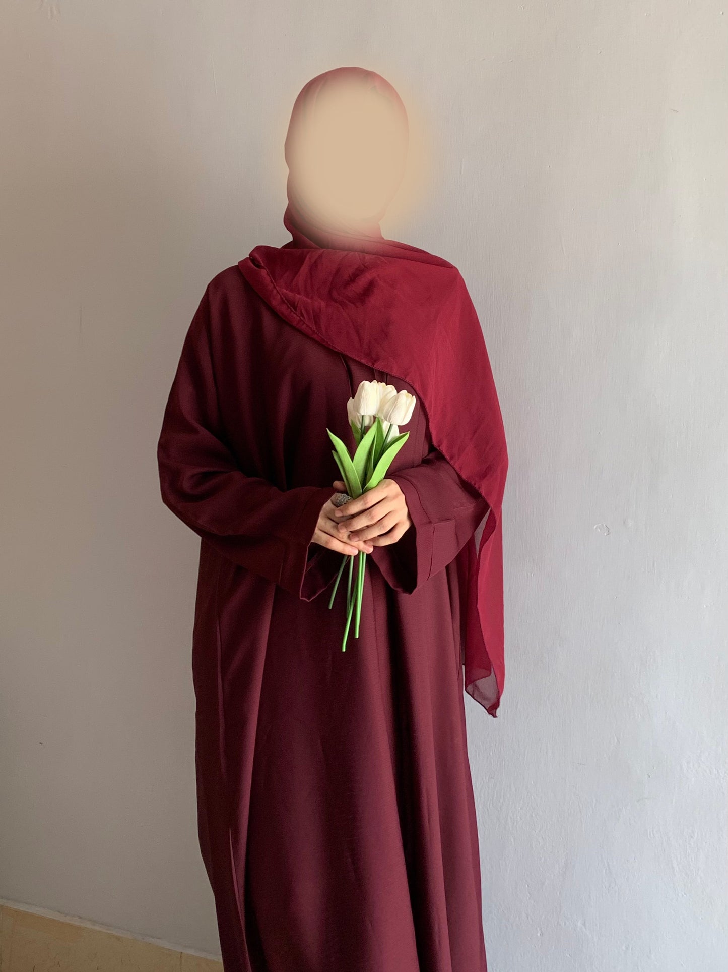 Everyday Front Open Abaya - Vine the-stylefits