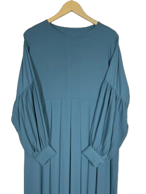 Ocean – Pleated Abaya hajabianspk