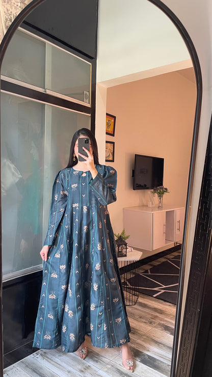 Serene - Long A-line Dress the-stylefits