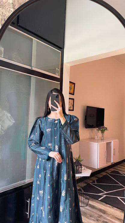 Serene - Long A-line Dress the-stylefits