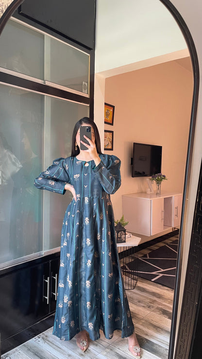 Serene - Long A-line Dress the-stylefits