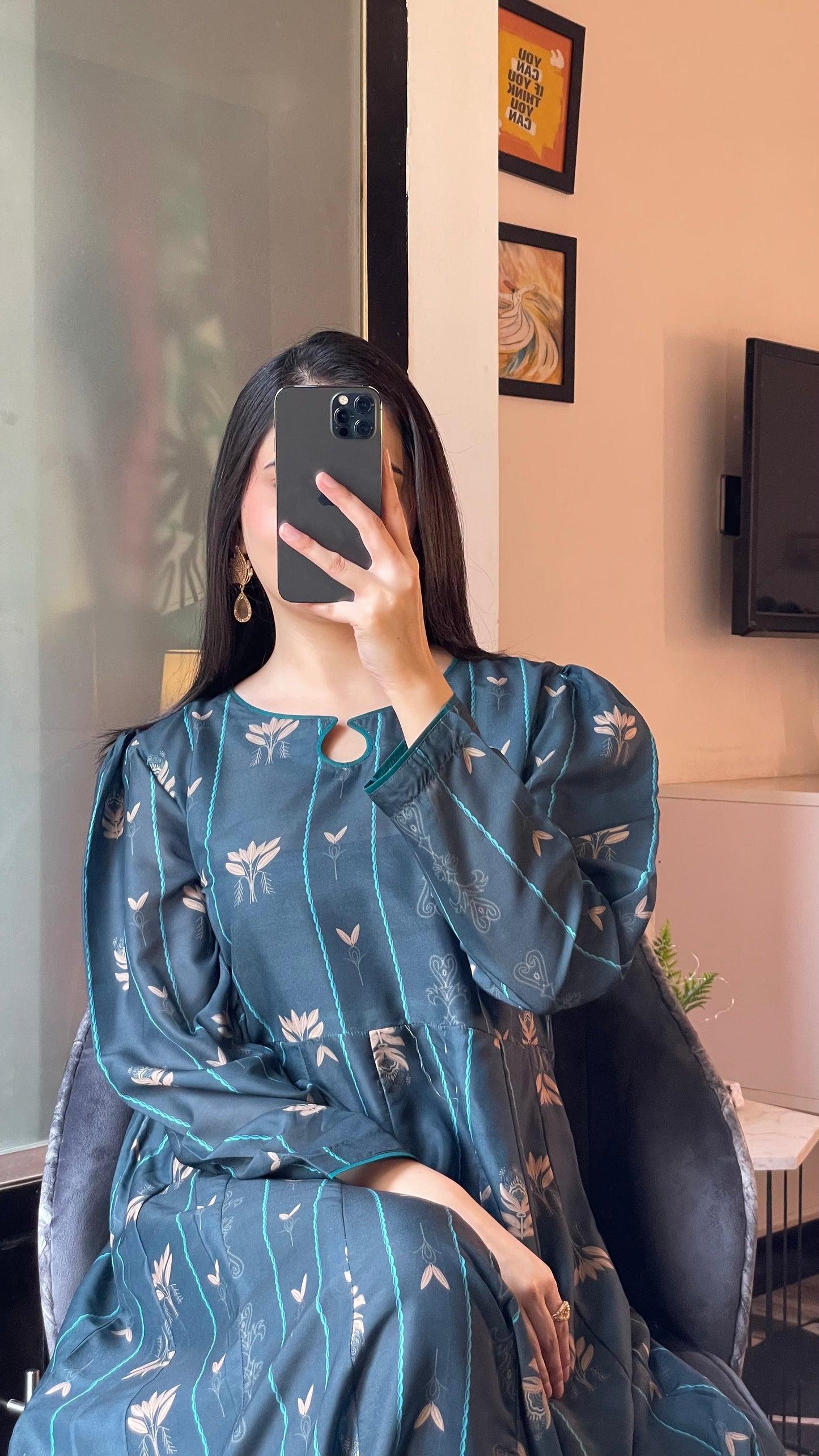 Serene - Long A-line Dress the-stylefits