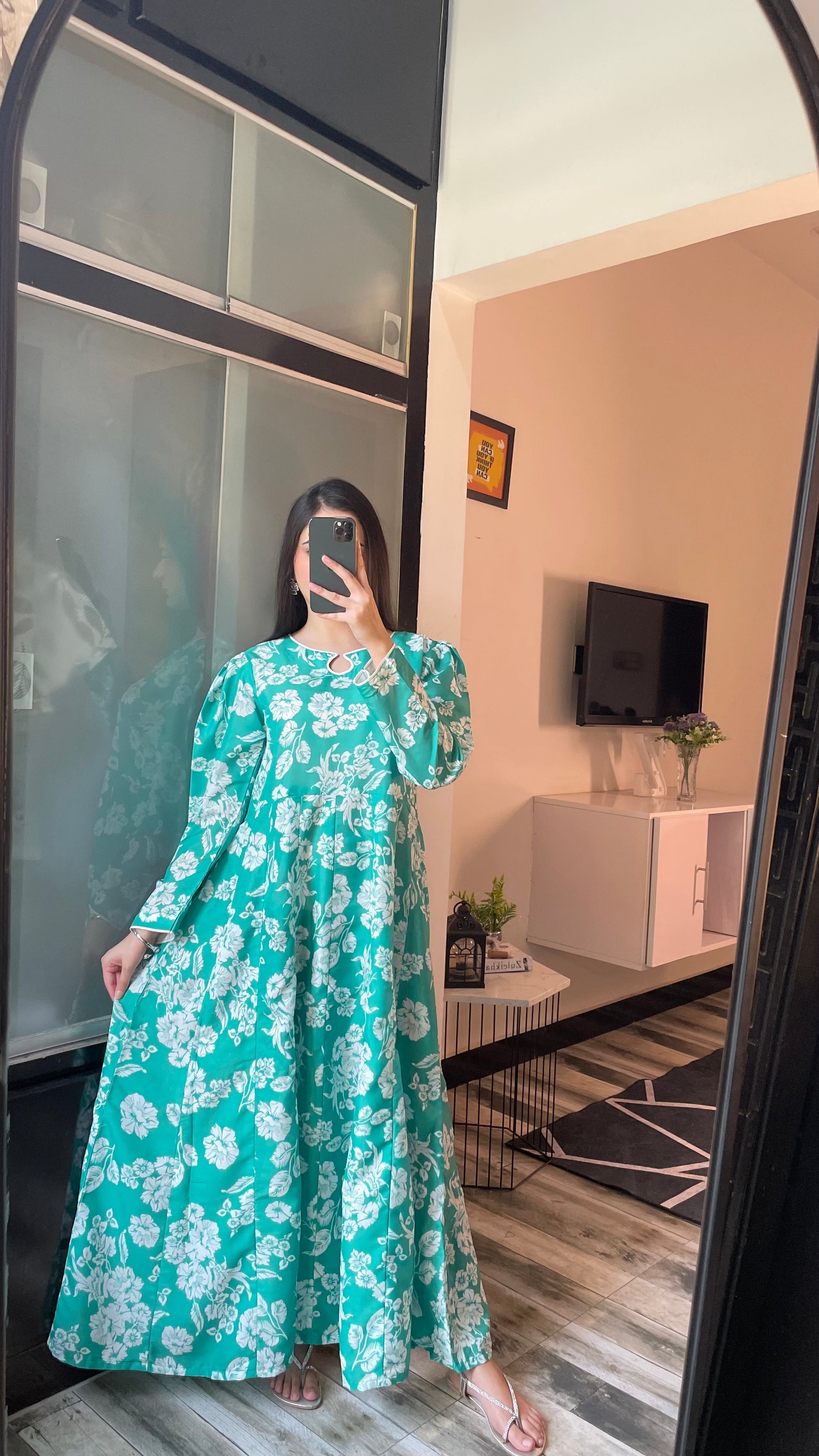 Saphire - Long A-line Dress the-stylefits