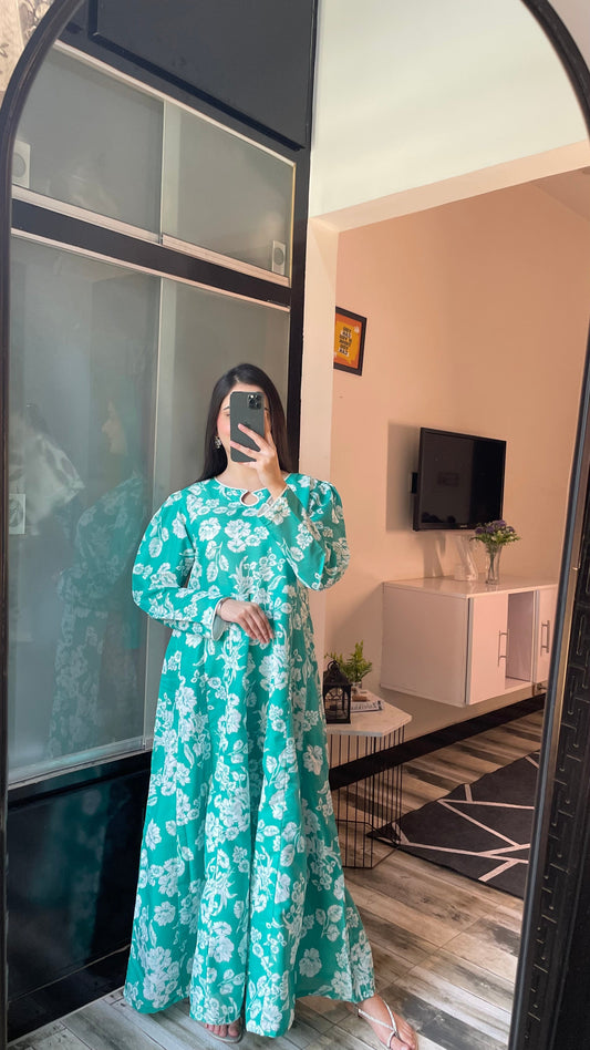 Saphire - Long A-line Dress the-stylefits