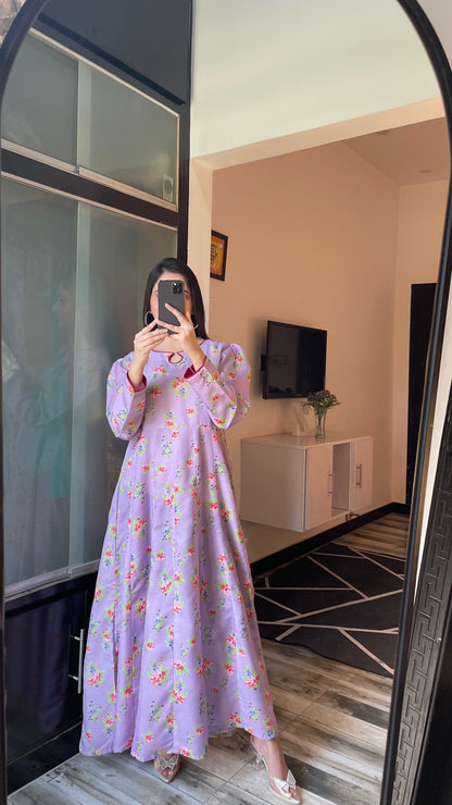 Lily - Long A-line Dress the-stylefits